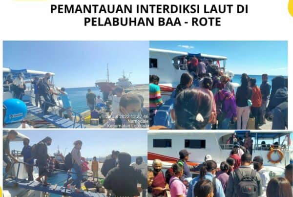Seksi Pemberantasan Melaksanakan Pemantuan Interdiksi Laut di Pelabuhan Baa Rote Ndao
