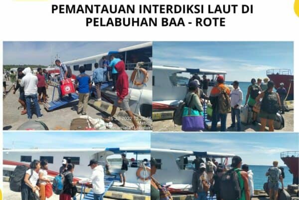 Seksi Pemberantasan Melaksanakan Pemantauan Interdiksi Laut di Pelabuhan Ba’a – Rote Ndao