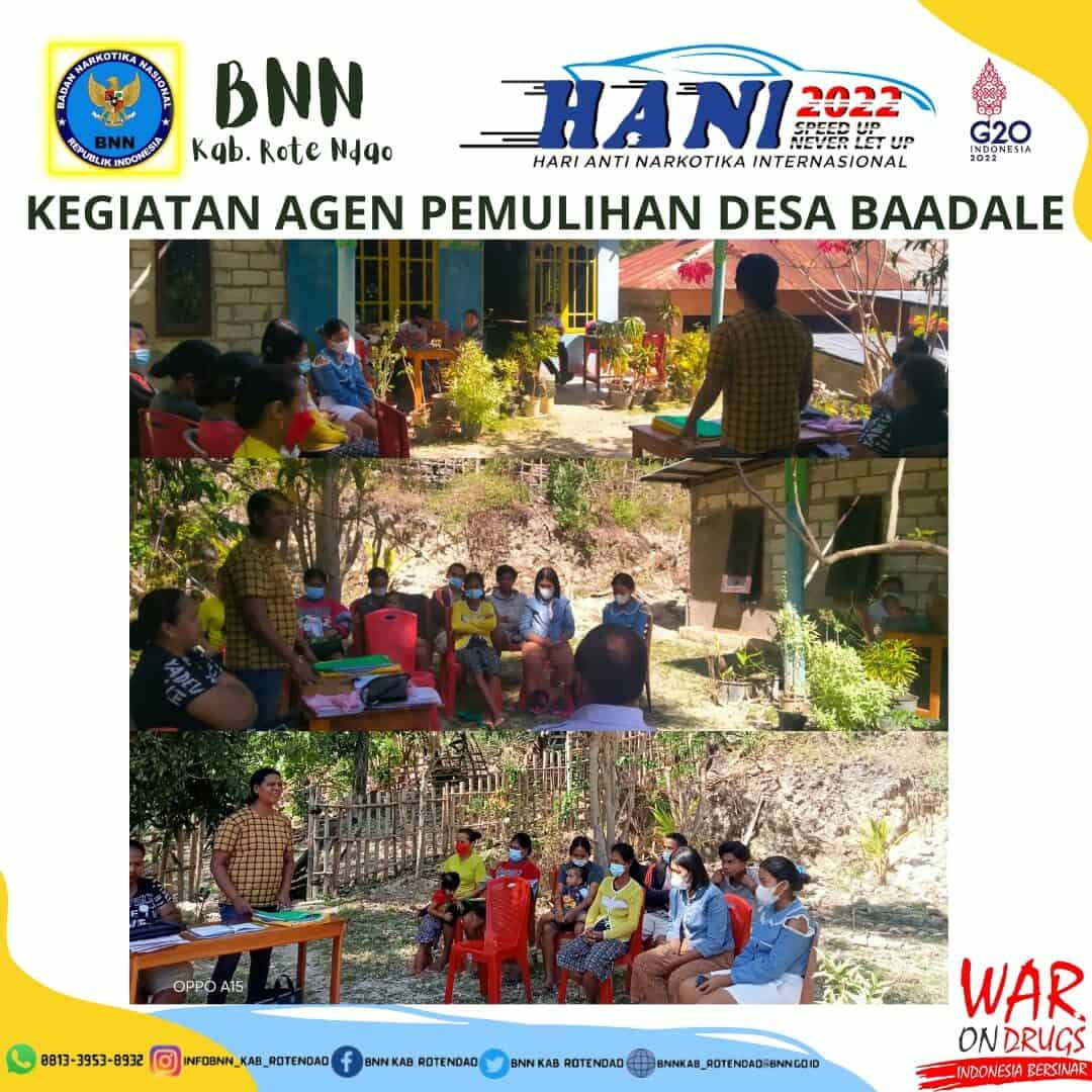 Sosialisasi Oleh Agen Pemulihan Desa Baadale Sosialisasi Oleh Agen Pemulihan Desa Baadale