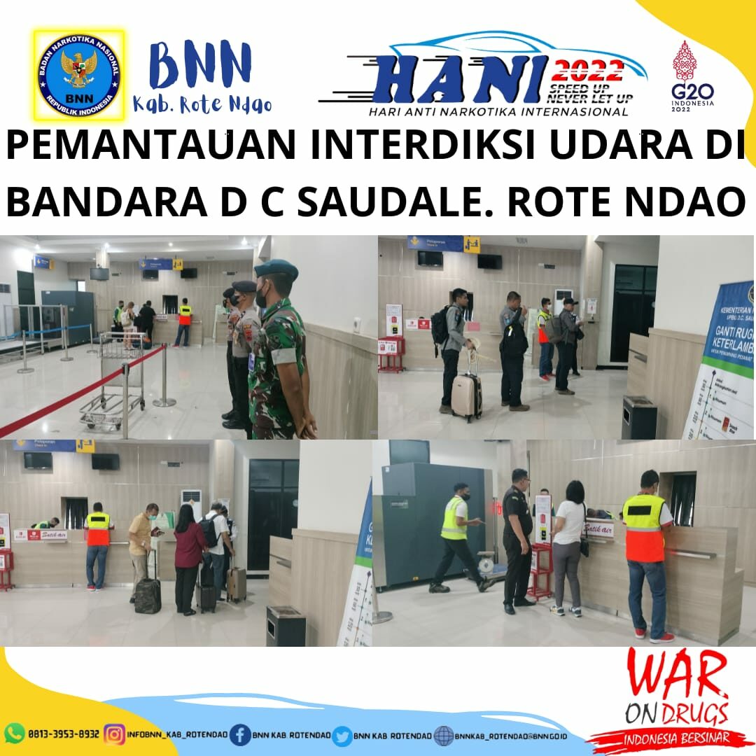 Seksi Pemberantasan Melaksanakan Pemantauan Interdiksi Udara di Bandara D.C. Saudale Rote Ndao. Seksi Pemberantasan Melaksanakan Pemantauan Interdiksi Udara di Bandara D.C. Saudale Rote Ndao.
