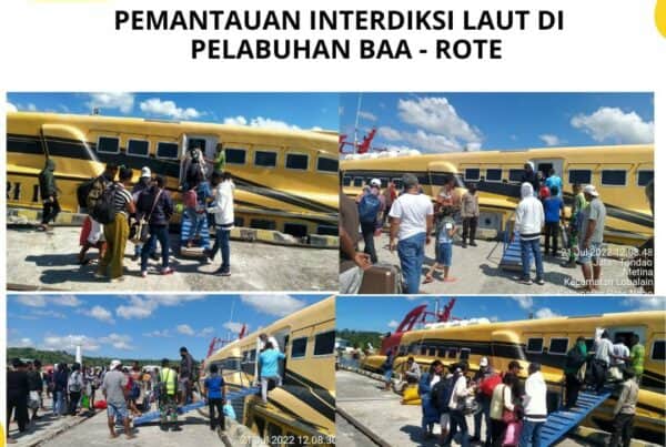 Seksi Pemberantasan Melaksanakan Pemantauan Interdiksi Laut di Pelabuhan Ba’a – Rote Ndao