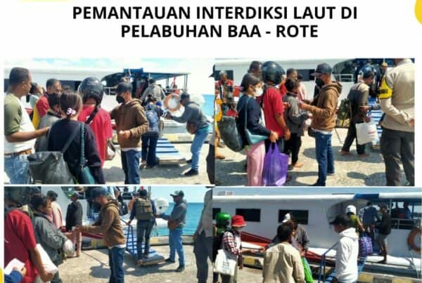 Seksi Pemberantasan Melaksanakan Pemantauan Interdiksi Laut di Pelabuhan Ba’a – Rote Ndao