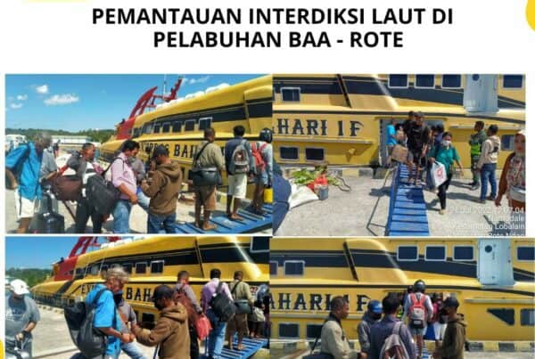 Seksi Pemberantasan Melaksanakan Pemantauan Interdiksi Laut di Pelabuhan Ba’a – Rote Ndao
