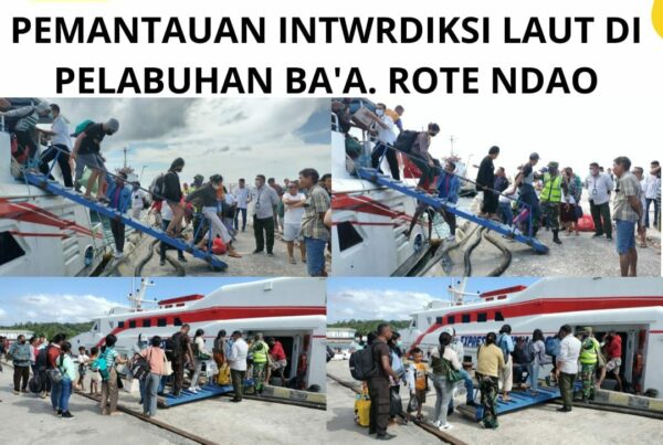 Seksi Pemberantasan Melaksanakan Pemantauan Interdiksi Laut di Pelabuhan Ba’a – Rote Ndao.