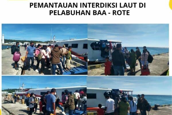 Seksi Pemberantasan Melaksanakan Pemantauan Interdiksi Laut di Pelabuhan Ba’a – Rote Ndao