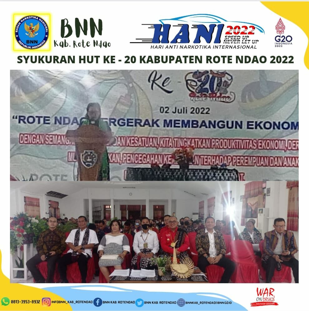 Syukuran HUT Ke - 20 Kabupaten Rote Ndao Tahun 2022. Syukuran HUT Ke – 20 Kabupaten Rote Ndao Tahun 2022.