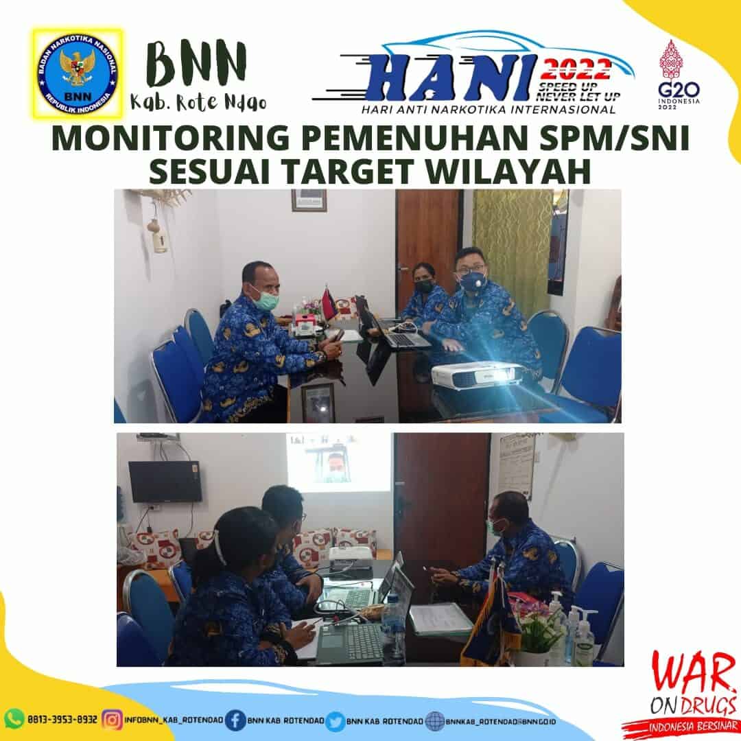 Seksi Rehabilitasi : Vidcon Monitoring Pemenuhan SPM/SNI sesuai target wilayah Seksi Rehabilitasi : Vidcon Monitoring Pemenuhan SPM/SNI sesuai target wilayah