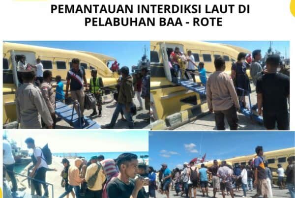 Seksi Pemberantasan Melaksanakan Pemantauan Interdiksi Laut di Pelabuhan Ba’a – Rote Ndao