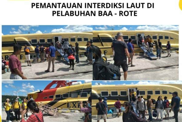 Seksi Pemberantasan Melaksanakan Pemantauan Interdiksi Laut di Pelabuhan Ba’a – Rote Ndao