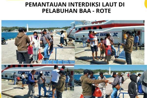 Seksi Pemberantasan Melaksanakan Pemantauan Interdiksi Laut di Pelabuhan Ba’a – Rote Ndao