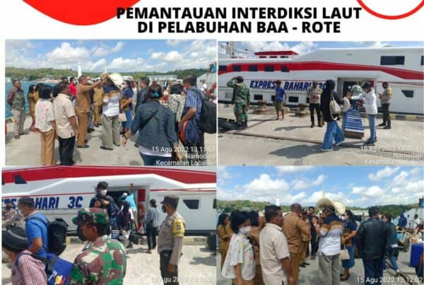 Seksi Pemberantasan Melaksanakan Pemantauan Interdiksi Laut di Pelabuhan Ba’a – Rote Ndao
