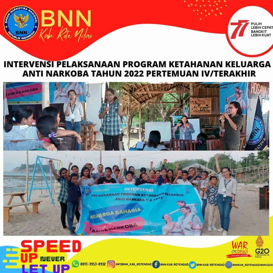 Intervensi Pelaksanaan Program Ketahanan Keluarga Anti Narkoba Tahun 2022, Pertemuan Keempat/Terakhir Intervensi Pelaksanaan Program Ketahanan Keluarga Anti Narkoba Tahun 2022, Pertemuan Keempat/Terakhir