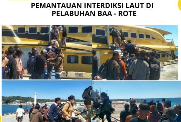 Seksi Pemberantasan Melaksanakan Pemantauan Interdiksi Laut di Pelabuhan Ba’a – Rote Ndao
