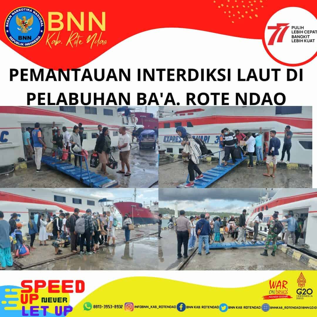 Seksi Pemberantasan Melaksanakan Pemantauan Interdiksi Laut di Pelabuhan Ba'a - Rote Ndao. Seksi Pemberantasan Melaksanakan Pemantauan Interdiksi Laut di Pelabuhan Ba’a – Rote Ndao.