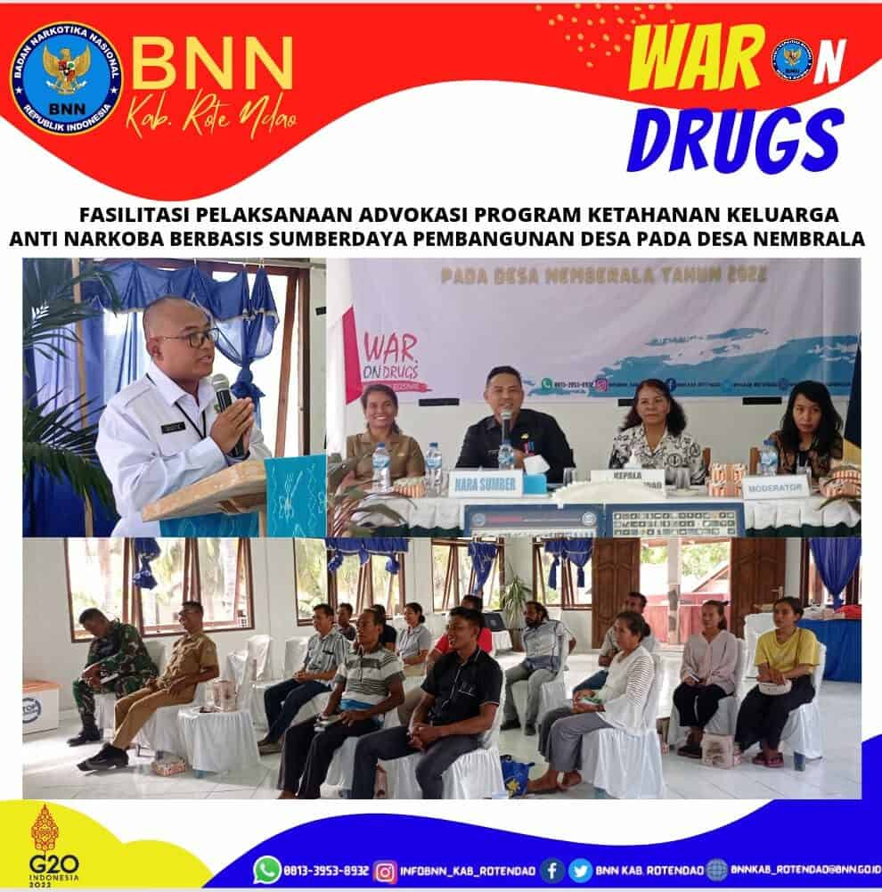 Fasilitasi Advokasi Program Ketahanan Keluarga Anti Narkoba Berbasis Sumber Daya Pembangunan Desa Pada Desa Nemberala Tahun 2022 Fasilitasi Advokasi Program Ketahanan Keluarga Anti Narkoba Berbasis Sumber Daya Pembangunan Desa Pada Desa Nemberala Tahun 2022