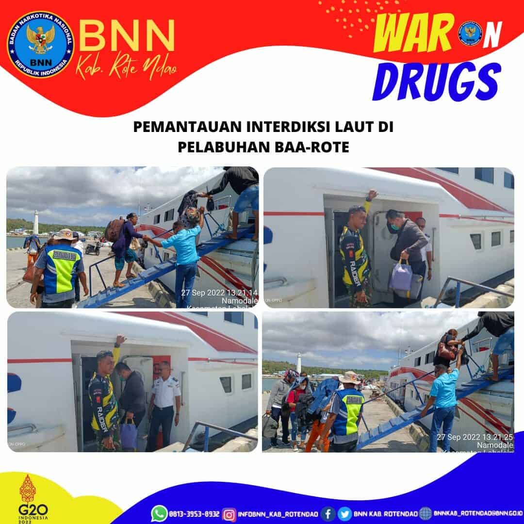 Seksi Pemberantasan Melaksanakan Pemantauan Interdiksi Laut Di Pelabuhan Baa Rote Ndao Seksi Pemberantasan Melaksanakan Pemantauan Interdiksi Laut Di Pelabuhan Baa Rote Ndao