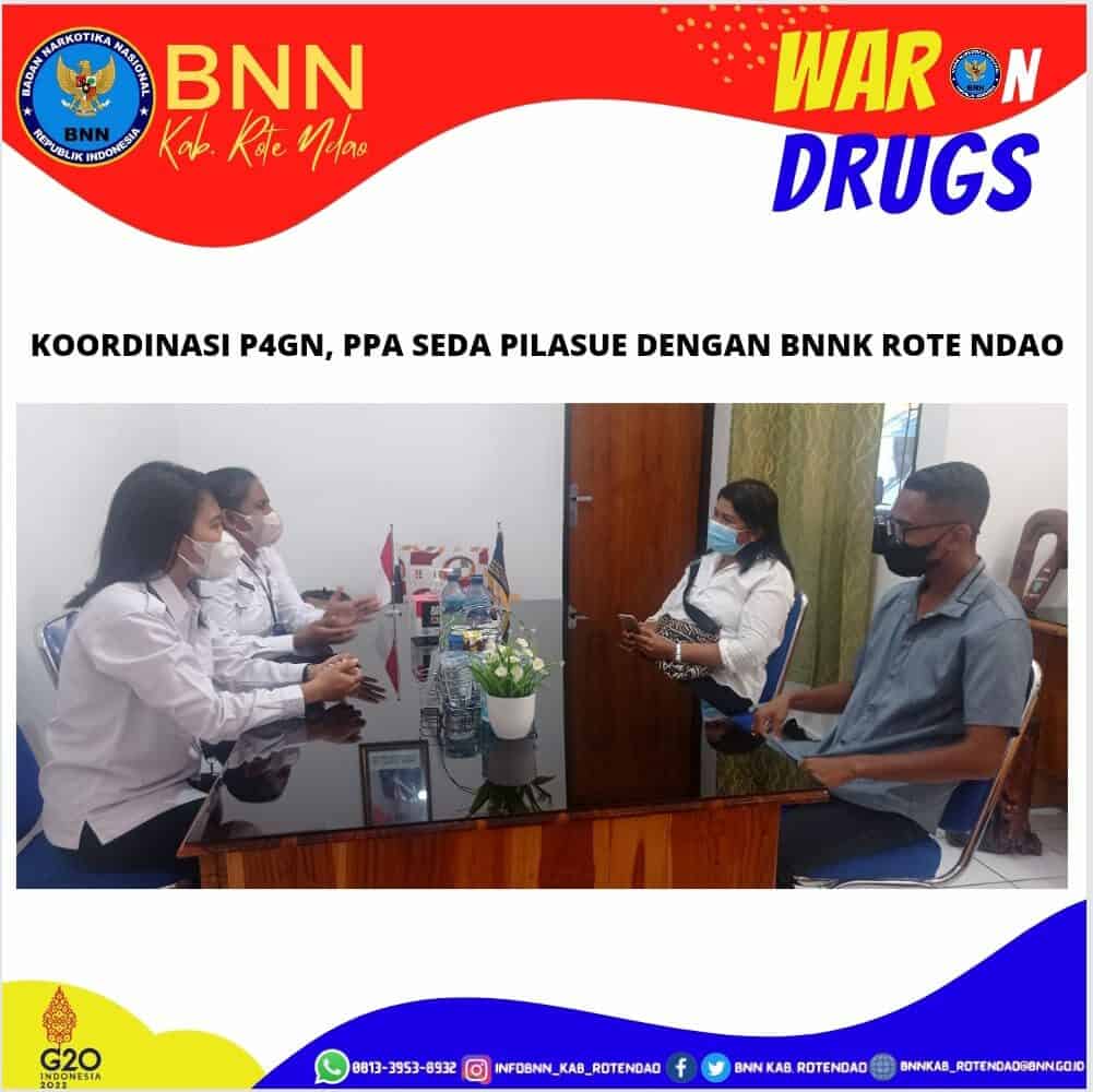Koordinasi P4GN PPA Seda Pilasue dengan BNNK Rote Ndao Koordinasi P4GN PPA Seda Pilasue dengan BNNK Rote Ndao
