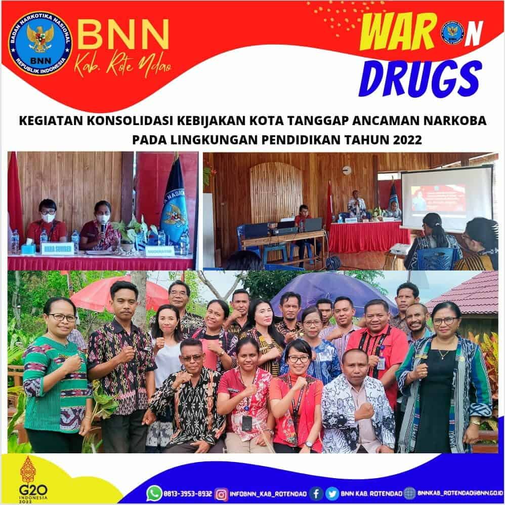 Konsolidasi Kebijakan Kota Tanggap Ancaman Narkoba pada Lingkungan Pendidikan Tahun 2022 Konsolidasi Kebijakan Kota Tanggap Ancaman Narkoba pada Lingkungan Pendidikan Tahun 2022