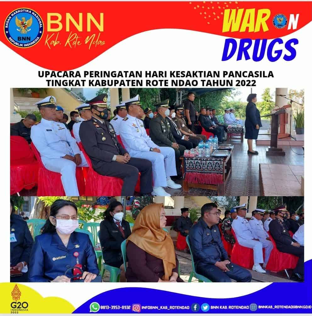 Mengikuti Upacara Peringatan Hari Kesaktian Pancasila Tingkat Kabupaten Rote Ndao Tahun 2022 Mengikuti Upacara Peringatan Hari Kesaktian Pancasila Tingkat Kabupaten Rote Ndao Tahun 2022
