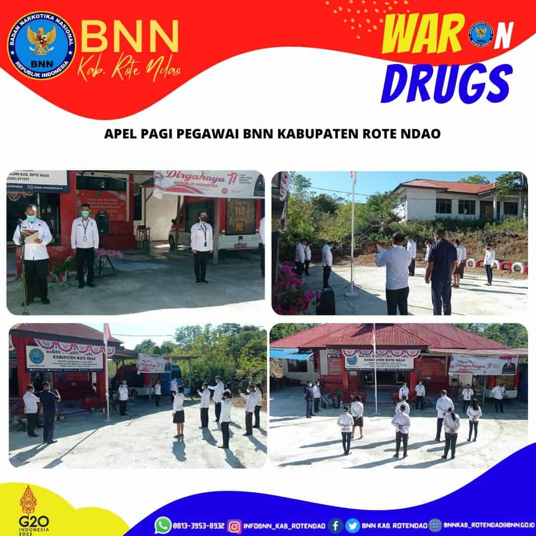 Apel Pagi Pegawai BNNK Rote Ndao Apel Pagi Pegawai BNNK Rote Ndao
