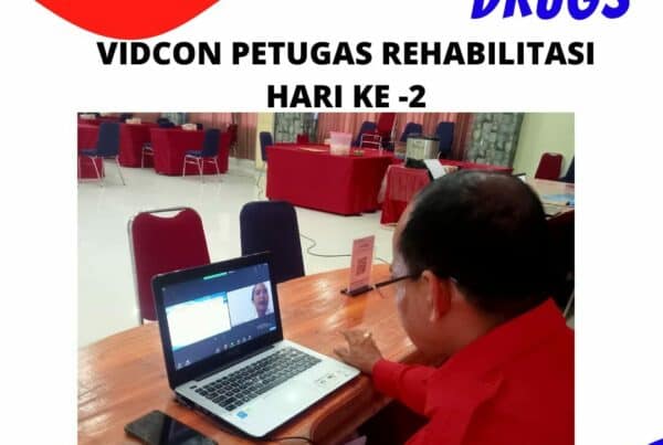 Vidcon Petugas Rehabilitasi Hari ke-2.