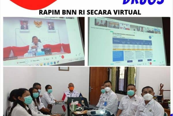 Rapim BNN RI Secara Virtual Rapim BNN RI Secara Virtual