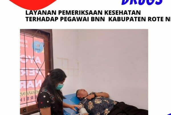 Pemeriksaan Kesehatan Berupa Mengukur Tekanan Darah.