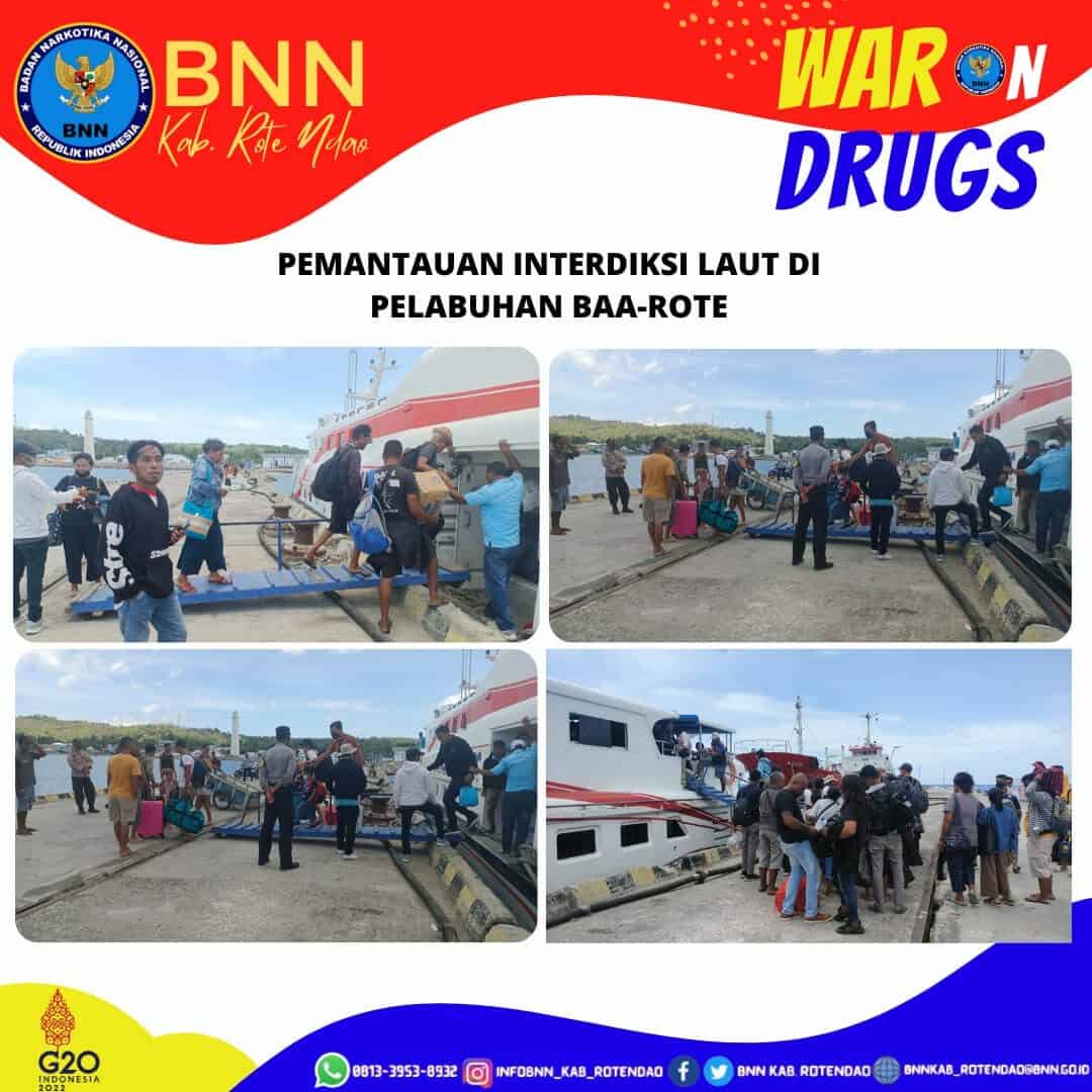 Seksi Pemberantasan Melaksanakan Pemantauan Interdiksi Laut di Pelabuhan Laut Baa - Rote Ndao Seksi Pemberantasan Melaksanakan Pemantauan Interdiksi Laut di Pelabuhan Laut Baa – Rote Ndao