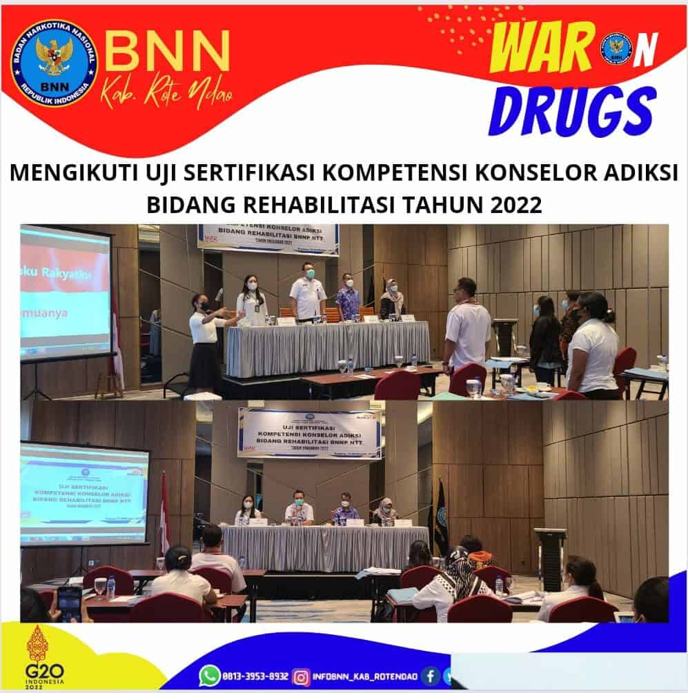 Mengikuti Uji Sertifikasi Kompetensi Konselor Adiksi Bidang Rehabilitasi Tahun 2022 Mengikuti Uji Sertifikasi Kompetensi Konselor Adiksi Bidang Rehabilitasi Tahun 2022