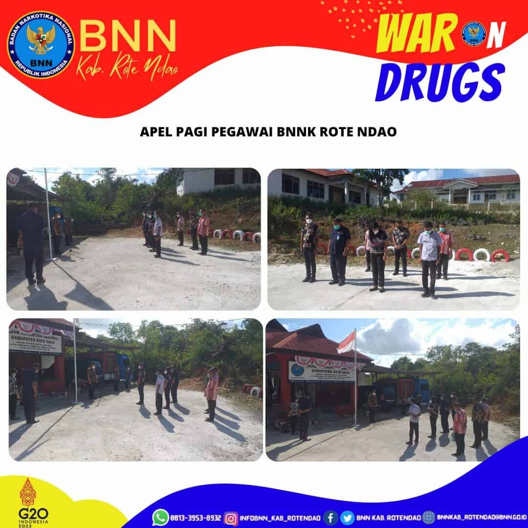 Apel Pagi Pegawai BNNK Rote Ndao Apel Pagi Pegawai BNNK Rote Ndao