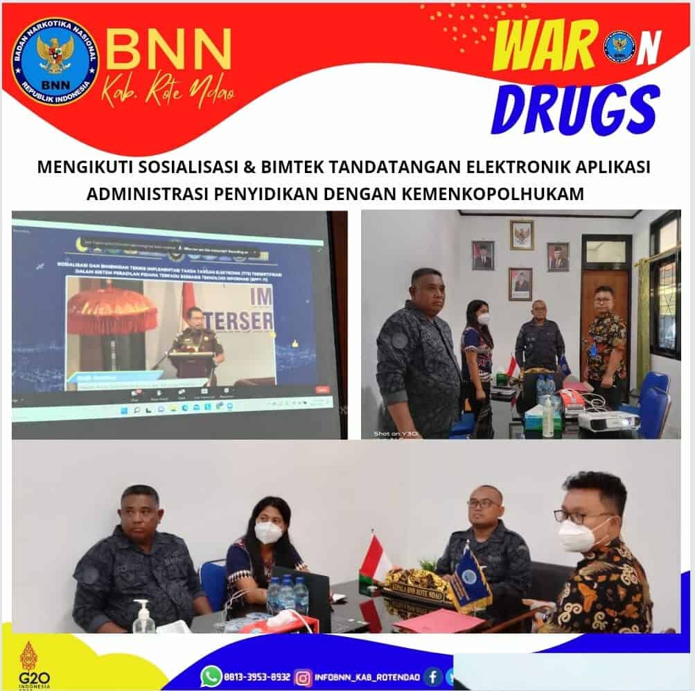 Kepala BNNK Rote Ndao mengikuti Sosialisasi dan Bimtek Tandatangan Elektronik Aplikasi Penyidikan dengan Kemenkopolhukam secara Virtual Kepala BNNK Rote Ndao mengikuti Sosialisasi dan Bimtek Tandatangan Elektronik Aplikasi Penyidikan dengan Kemenkopolhukam secara Virtual