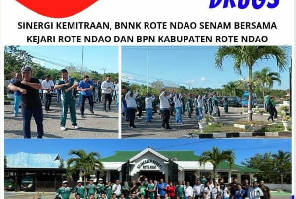 Sinergi Kemitraan, BNNK Rote Ndao Senam Bersama Kejaksaan Negeri Rote Ndao dan BPN Kabupaten Rote Ndao Sinergi Kemitraan, BNNK Rote Ndao Senam Bersama Kejaksaan Negeri Rote Ndao dan BPN Kabupaten Rote Ndao