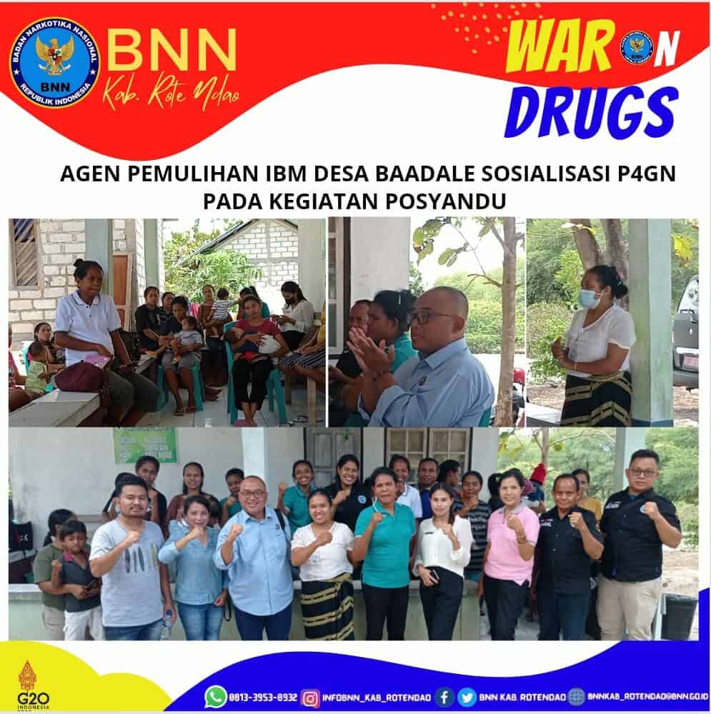 Agen Pemulihan IBM Desa Baadale Sosialisasi P4GN pada Kegiatan Posyandu Agen Pemulihan IBM Desa Baadale Sosialisasi P4GN pada Kegiatan Posyandu