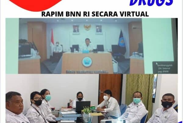 Rapim BNN RI Secara Virtual