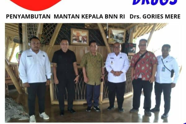 Penyambutan Mantan Kepala BNN RI Drs. Gories Mere