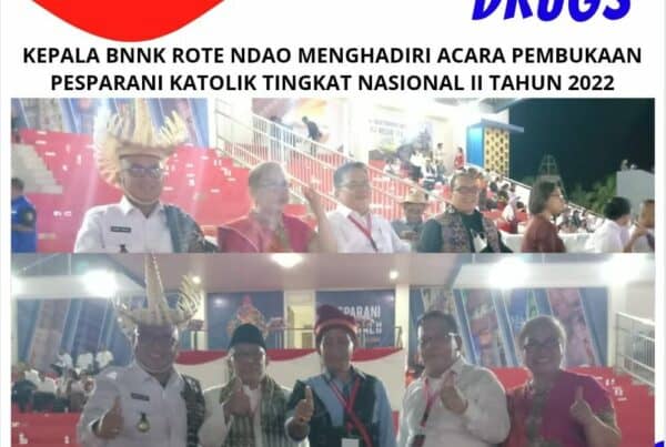 Kepala BNNK Rote Ndao menghadiri Pembukaan Pesparani Katolik Tingkat Nasional II Tahun 2022