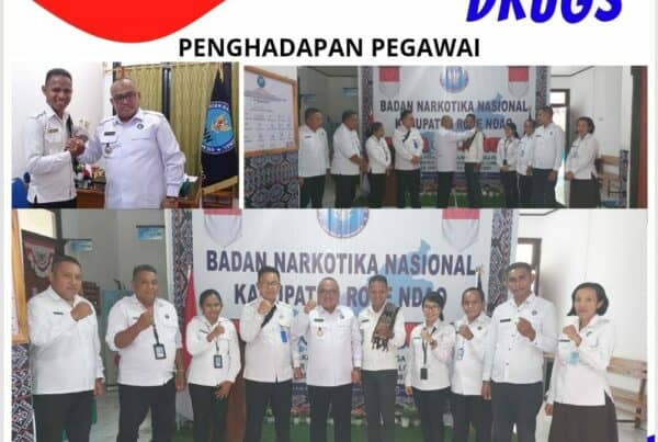 Penghadapan dan Penyambutan Kasubbag Umum BNNK Rote Ndao