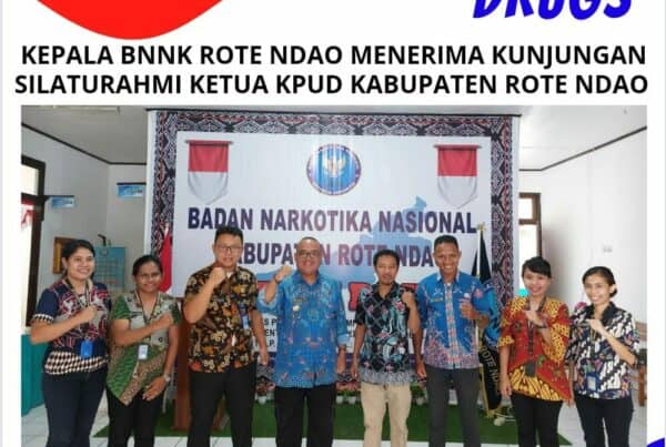 Kepala BNNK Rote Ndao menerima kunjungan silaturahmi Ketua KPUD Kabupaten Rote Ndao