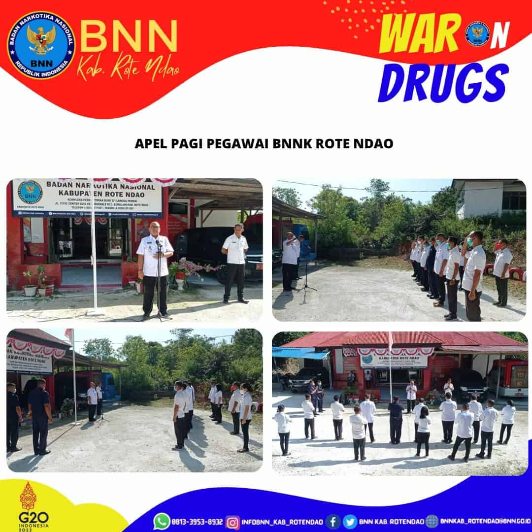 Apel Pagi Pegawai BNNK Rote Ndao Apel Pagi Pegawai BNNK Rote Ndao