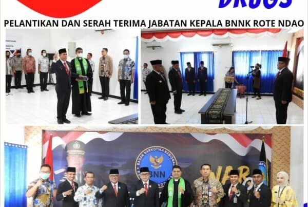 Pelantikan dan Serah Terima Jabatan Kepala BNNK Rote Ndao