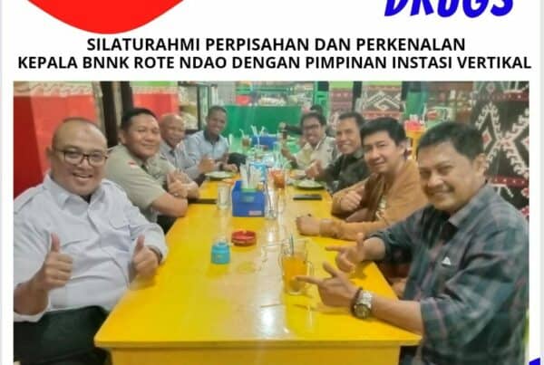 Silaturahmi Perpisahan dan perkenalan Kepala BNNK Rote Ndao dengan Pimpinan Instansi Vertikal Silaturahmi Perpisahan dan perkenalan Kepala BNNK Rote Ndao dengan Pimpinan Instansi Vertikal