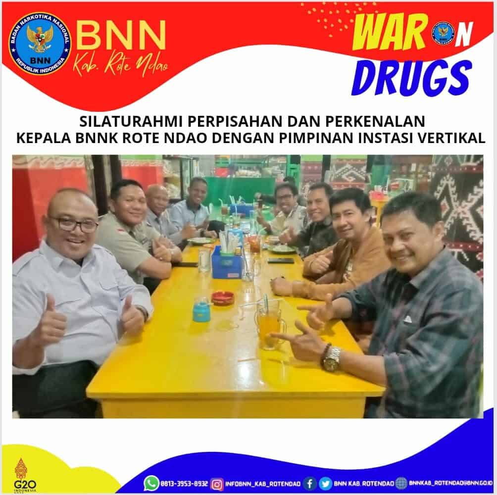 Silaturahmi Perpisahan dan perkenalan Kepala BNNK Rote Ndao dengan Pimpinan Instansi Vertikal Silaturahmi Perpisahan dan perkenalan Kepala BNNK Rote Ndao dengan Pimpinan Instansi Vertikal