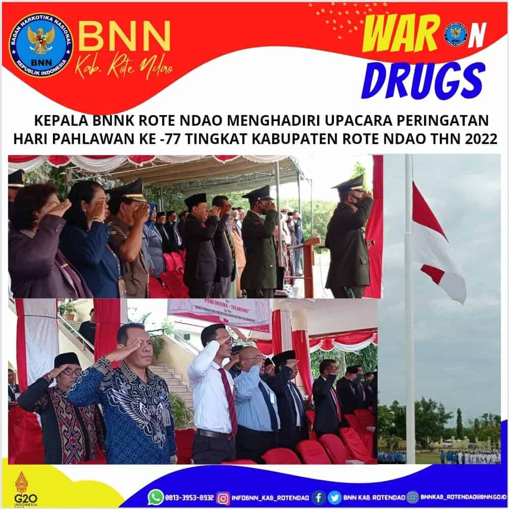 Kepala BNNK Rote Ndao Menghadiri Upacara Peringatan Hari Pahlawan Ke - 77 Tingkat Kabupaten Rote Ndao Tahun 2022 Kepala BNNK Rote Ndao Menghadiri Upacara Peringatan Hari Pahlawan Ke – 77 Tingkat Kabupaten Rote Ndao Tahun 2022
