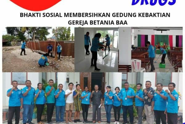 BNNK Rote Ndao Melaksanakan Bhakti Sosial Membersihkan Gereja Betania Baa