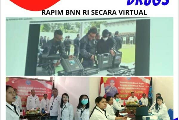 Rapim BNN RI Secara Virtual Rapim BNN RI Secara Virtual