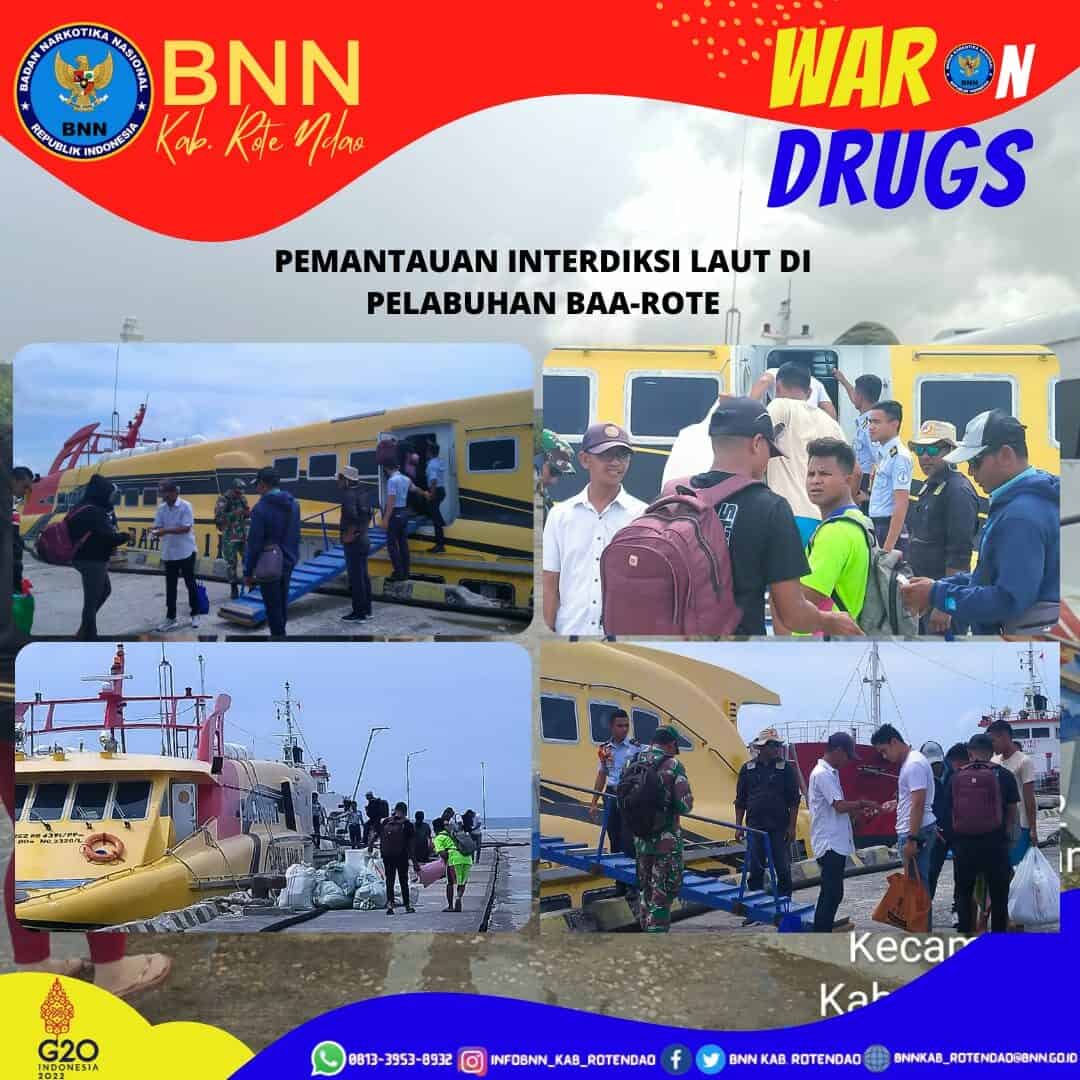 Seksi Pemberantasan Melaksanakan Pemantauan Interdiksi Laut di Pelabuhan Laut Baa - Rote Ndao Seksi Pemberantasan Melaksanakan Pemantauan Interdiksi Laut di Pelabuhan Laut Baa – Rote Ndao