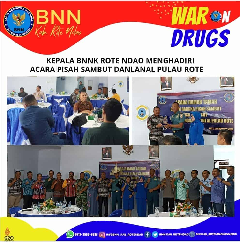 Kepala BNNK Rote Ndao Menghadiri Acara Pisah Sambut Danlanal Pulau Rote Kepala BNNK Rote Ndao Menghadiri Acara Pisah Sambut Danlanal Pulau Rote