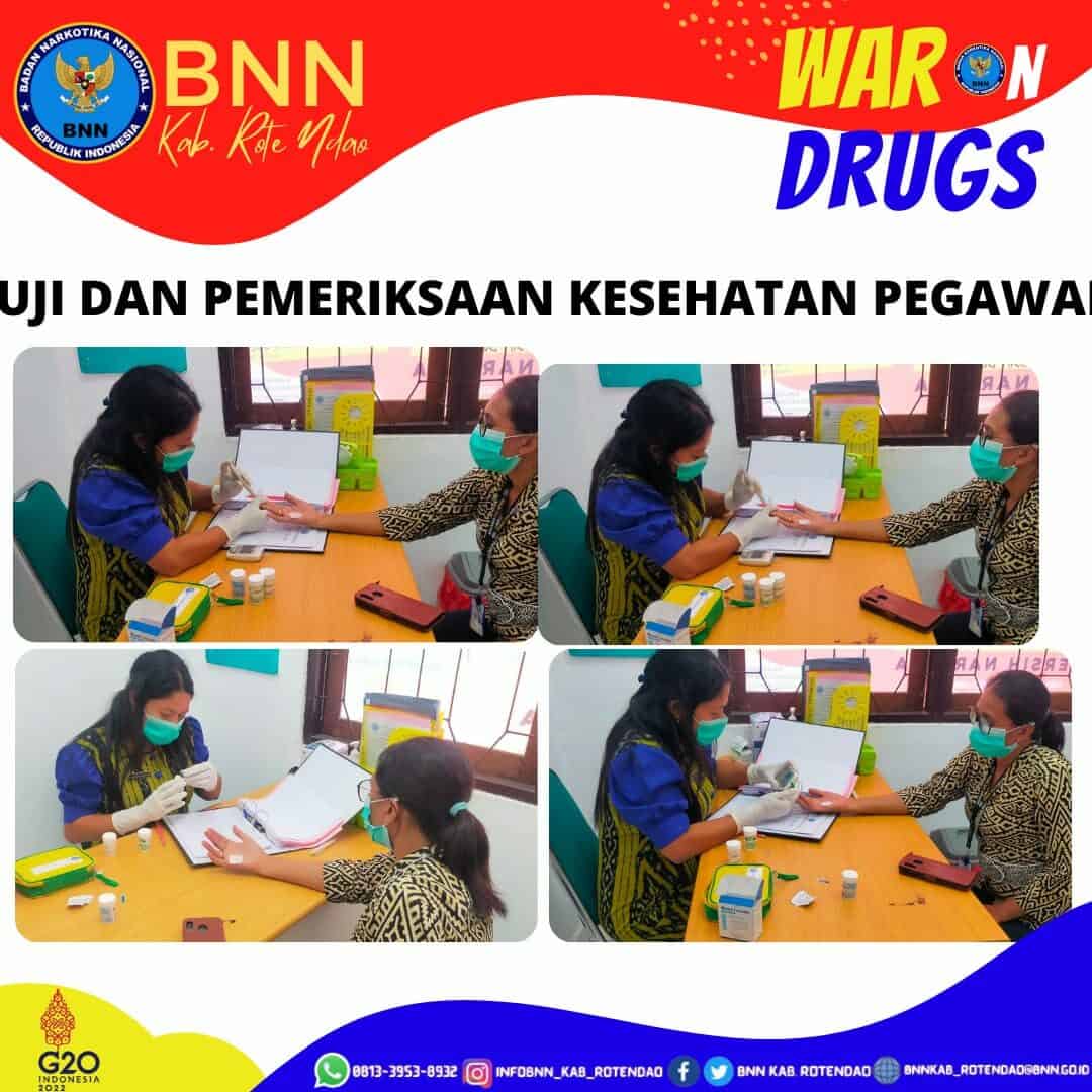 BNNK Rote Ndao Melaksanakan Uji dan Pemeriksaan Kesehatan Pegawai
