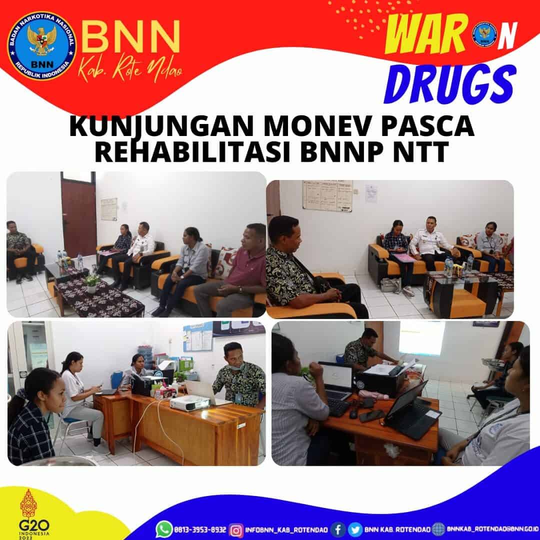 Kunjungan MONEV layanan Pasca Rehabilitasi BNNP NTT Kunjungan MONEV layanan Pasca Rehabilitasi BNNP NTT