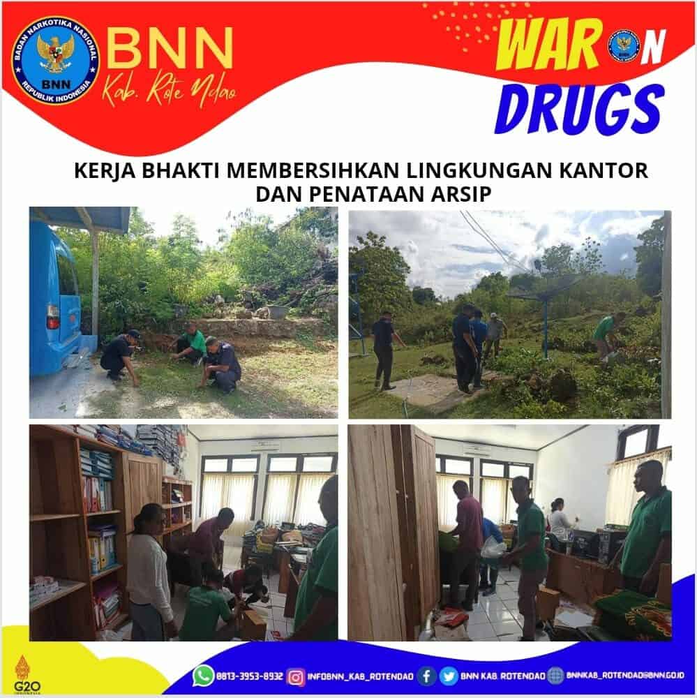 Kerja Bhakti Membersihkan Lingkungan Kantor dan Penataan Arsip Kerja Bhakti Membersihkan Lingkungan Kantor dan Penataan Arsip